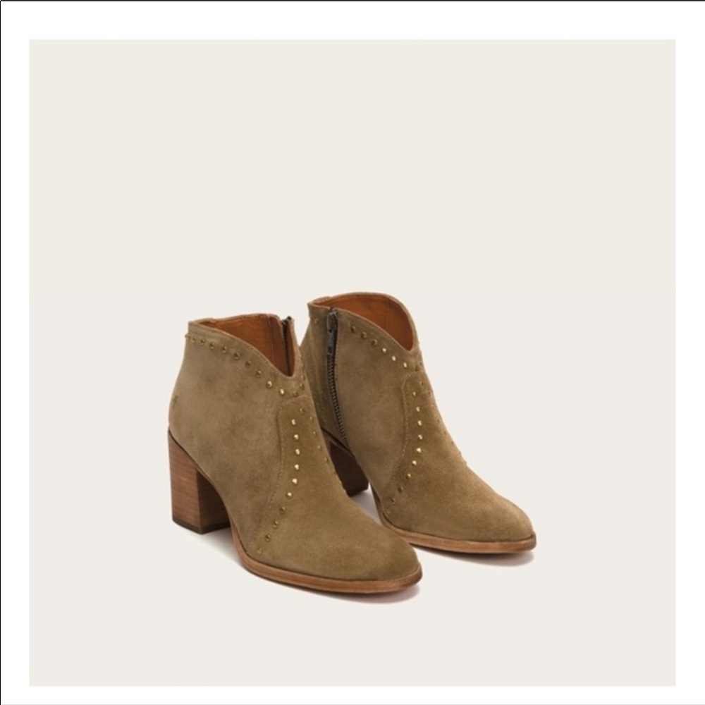 Frye Nora Stud Zip Short Bootie Size 7.5